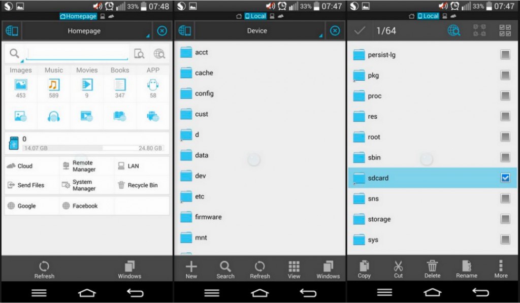 Best File Manager for Android ES File Explorer